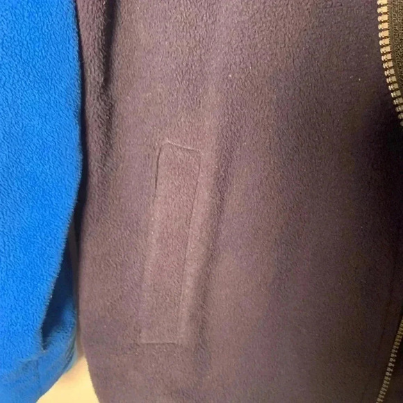 Nautica Boy’s Medium Lapis Blue Full Zip Fleece Jacket Size US L 14/16 Regular - Picture 7 of 8